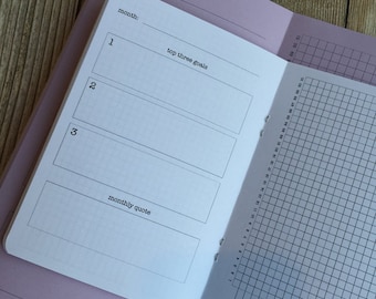 HABIT TRACKER Traveler's Notebook Insert - Available in 8 sizes and 22 colors