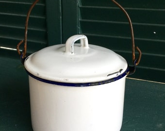 White enamelware | Etsy