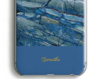 Blue Marble Phone Case, Custom iPhone 7 Plus Case, iPhone 5 Marble Case, iPhone 5s Case Marble, iPhone 6 Marble Case // iPhone 5 // 6 // 7