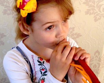 Yellow hair clip for girls, hair barrettes Girls gift, gift for teen, hair grip, orchid hair clips women Hair clips Girls School girls gift
