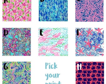 Lilly Pulitzer Monogram decal, Lilly Pulitzer monogram, Monogram Decal, Monogram vinyl decal, Lilly Pulitzer monogram, Yeti decal, Car decal