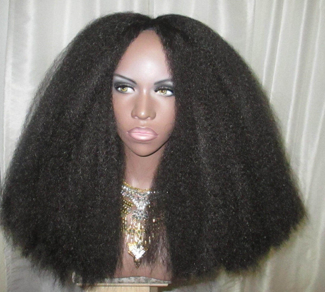 Essence Wigs New 'EMPRESS' Thick Kinky Straight Available in Color GRAY