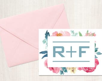 Rodan and Fields Modern Floral Thank You Card Updated Logo