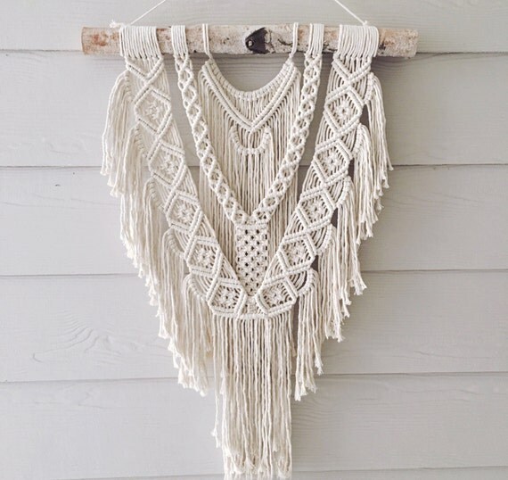 Items similar to Brave Large macrame wall hanging on Etsy