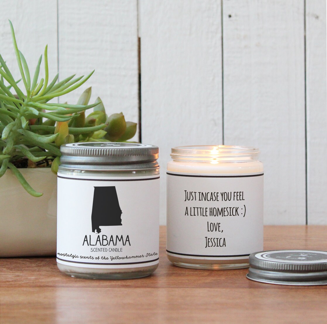 Alabama Scented Candle Homesick Gift Feeling Homesick