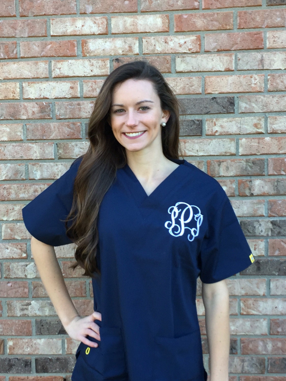 personalized nurse scrubs