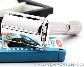 Gillette Safety Razor | Fatboy TTO Adjustable Razor - Mirror-Finish | Made to Order