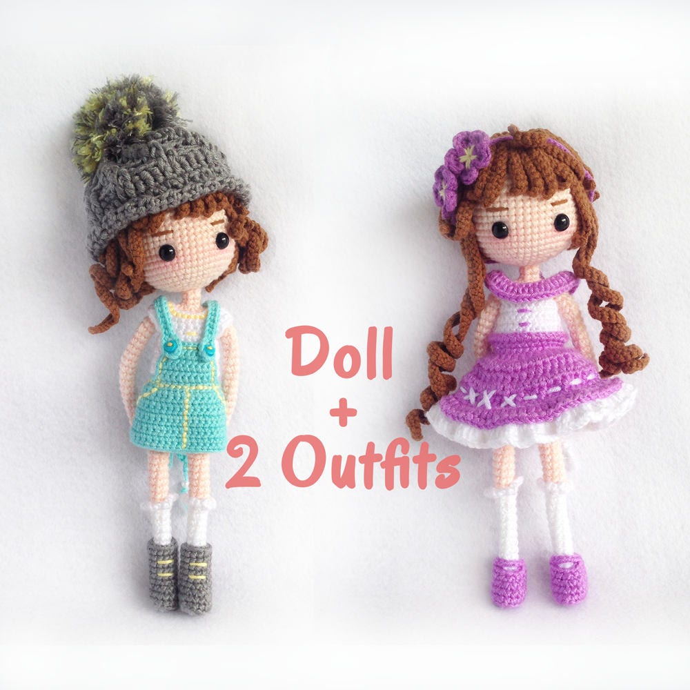 Crochet Doll Pattern / Amigurumi Doll Pattern / Mimi Doll