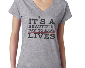 grey's anatomy it's a beautiful day to save lives shirt