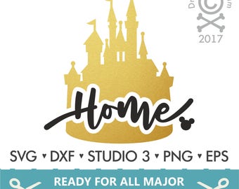 70% OFF SALE Disney Castle SVG/ Disney Svg/ Home Svg/ Princess Castle Svg/ Cut Files - Svg Dxf Silhouette Studio Cricut Png Eps