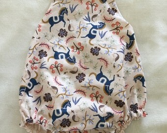 Carousel Romper | Rifle Paper Co. fabrics