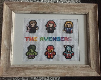 Marvel The Avengers Cross Stitch Frame