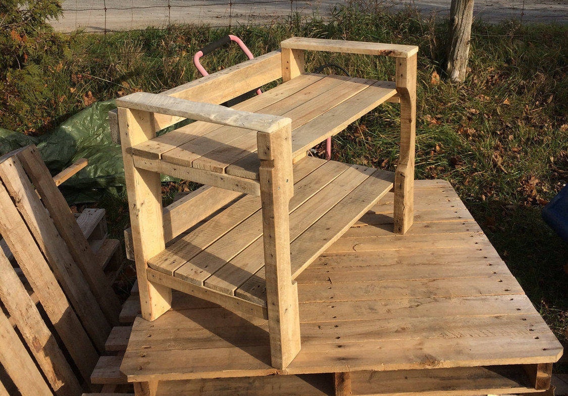 Pallet Wood Boot Rack