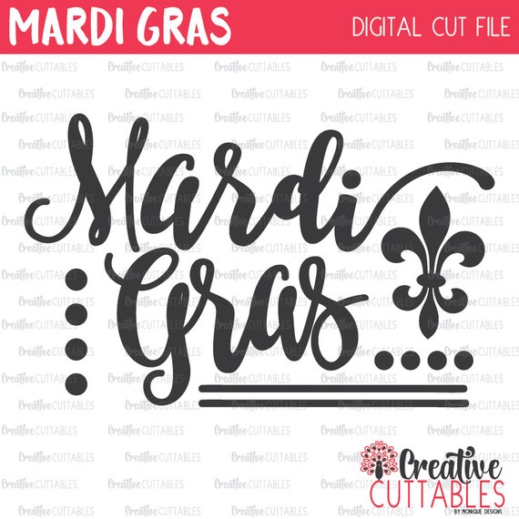 extract word 1 how from page to Art File Word SVG Gras Cut Digital Mardi