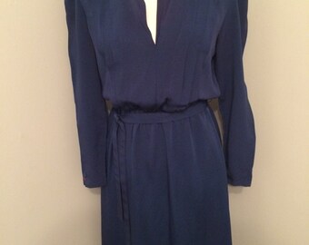 Dress dark blue vintage