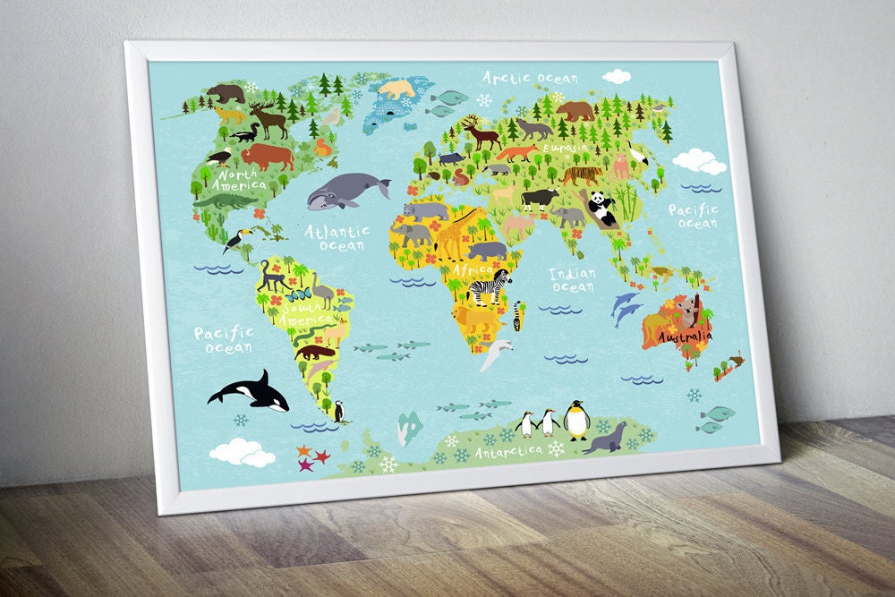 Nursery World Map Nursery Map Map For Kids World Map For Kids Images