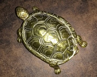 Vintage brass turtle box. Vintage brass box. Brass turtle