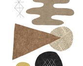 Shapes / Fine Art Print  / A3 A4 A5