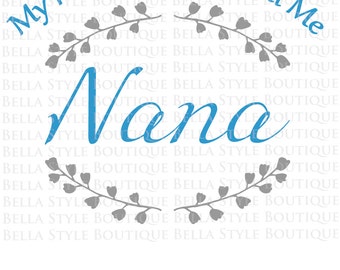 Nana svg cut file