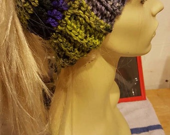 Bulky Ponytail Messy Bun Hat Pattern