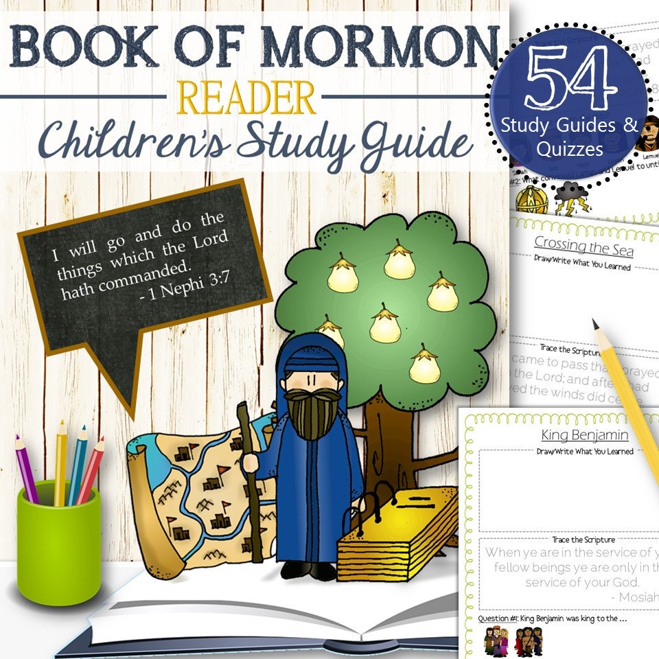 Book of Mormon Reader Study Guide INSTANT DOWNLOAD