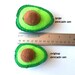 Felt food Avocado set (original) eco friendly children's felt play food for kids toy kitchen pretend play