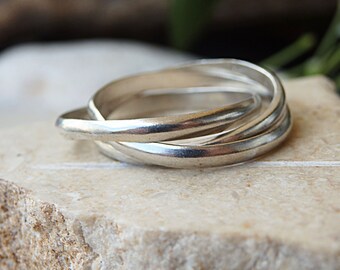 three interlocking rings