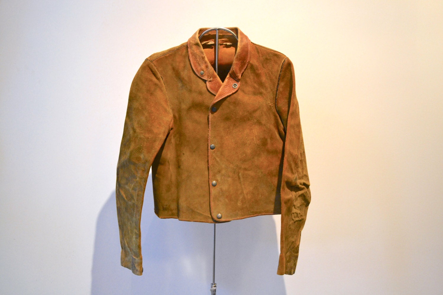 Pioneer Wear Rare Tough Leather Welding Jacket Vintage 30s 40s Or Older Unique Antique Collectable Work Wear Pioneer C Dent Glove Company
