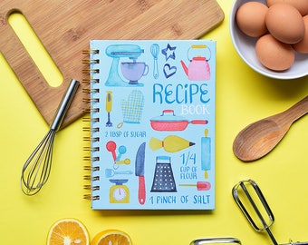 Recipe Book | Recipe Cookbook | Stationery | Cooking | Keepsake | Food | Kitchen