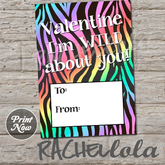 items-similar-to-rainbow-zebra-valentine-printable-instant-download-on-etsy