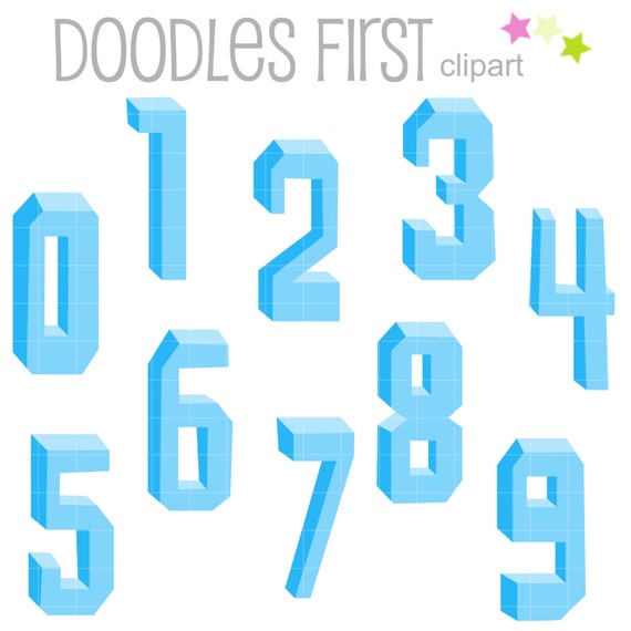 block numbers clipart - photo #7