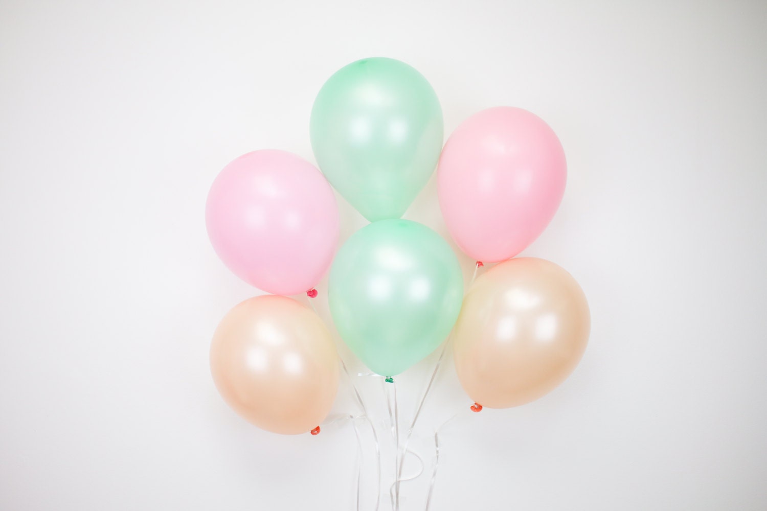 Cotton Candy Balloon Set / Mint Green Party Decor Pink