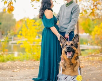 Pet Engagement Pictures - My Humans Are Getting Married Sign - Engagement Photo Prop - Pet Engagement Photos - Rustic Photo Prop