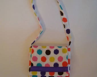 Polka Dot Purse for American Girl Dolls and 18-inch Dolls – Colorful Polka Dot Purse
