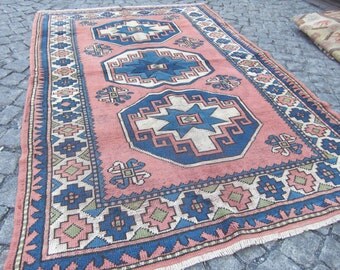 turkish vintage anatolian rug oushak rug vintage rug for home kilim rug Oushak moroccan rug E12