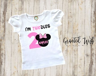Minnie mouse birthday shirt, oh twodles birthday shirt, minnie mouse tshirt, Minnie mouse birthday t-shirts, oh twodles