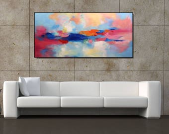 XL Abstract Painting Original Painting/ Abstract Art/ Acrylic Painting/ Extra Large Painting On Canvas/ Modern Abstract Extra Large Wall Art