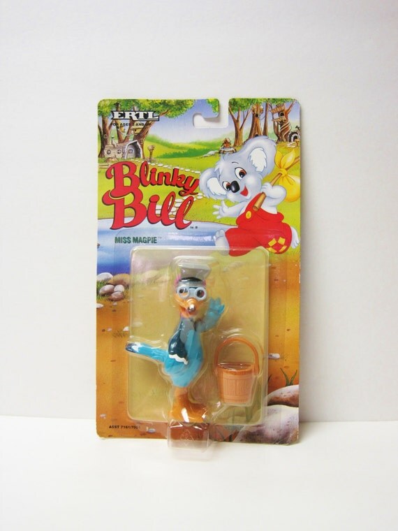 Blinky Bill-Miss Magpie-Ertl Action Figure MOC 1995 Australia