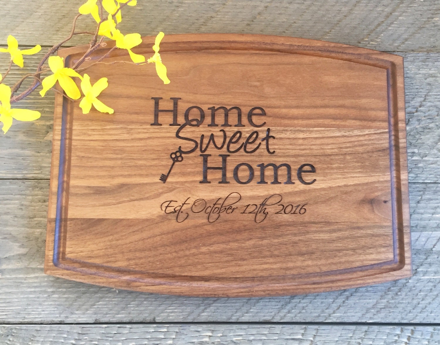 Personalized Cutting Board Home Sweet Home Realtor Gift