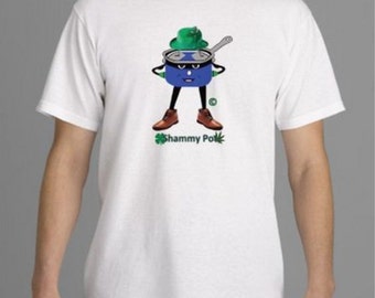 Shammy PotHead T-Shirt Spoof - Design on front and back