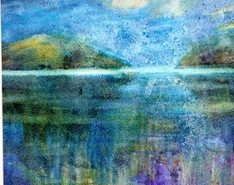 Painting Reflections Original Watercolour