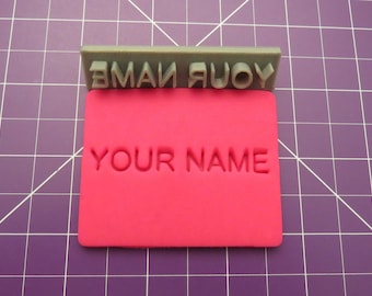 Personalized Name Stamp | 3D Printed Stamp | Personalized Cookie Stamp | Letter Stamp | soap stamp | custom stamp | with name