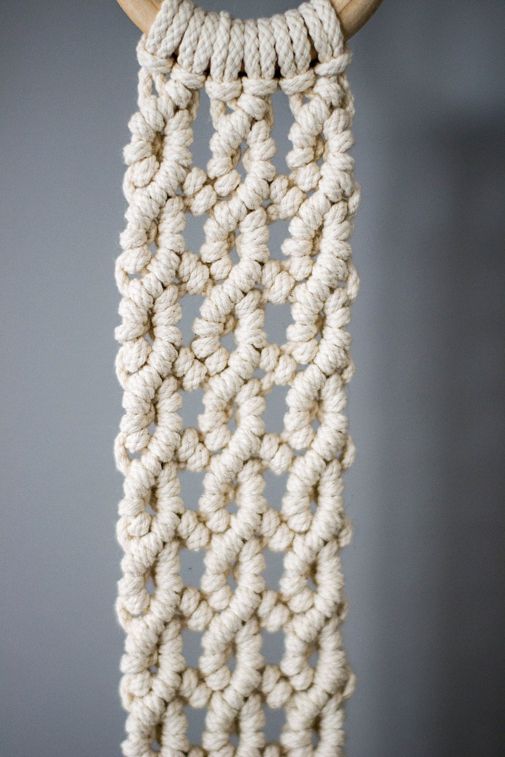 Macrame Plant Hangers / 38 Inch / 1/8 inch Braided Cotton Cord