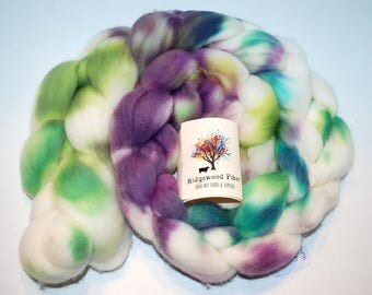 4oz Organic Process Superwash Merino roving (combed top)