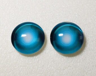 Taxidermy Glass Eyes - Cabochons for Steampunk, Jewelry, Pendant, Toys, Dolls. Hemispherical, BJD, Furry