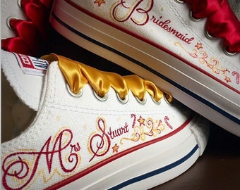 personalised wedding converse