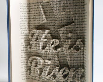 Easter Book Folding Pattern He Is Risen: Book Folding Tutorial, Cut and Fold, Free printable downloads to personalise your book art