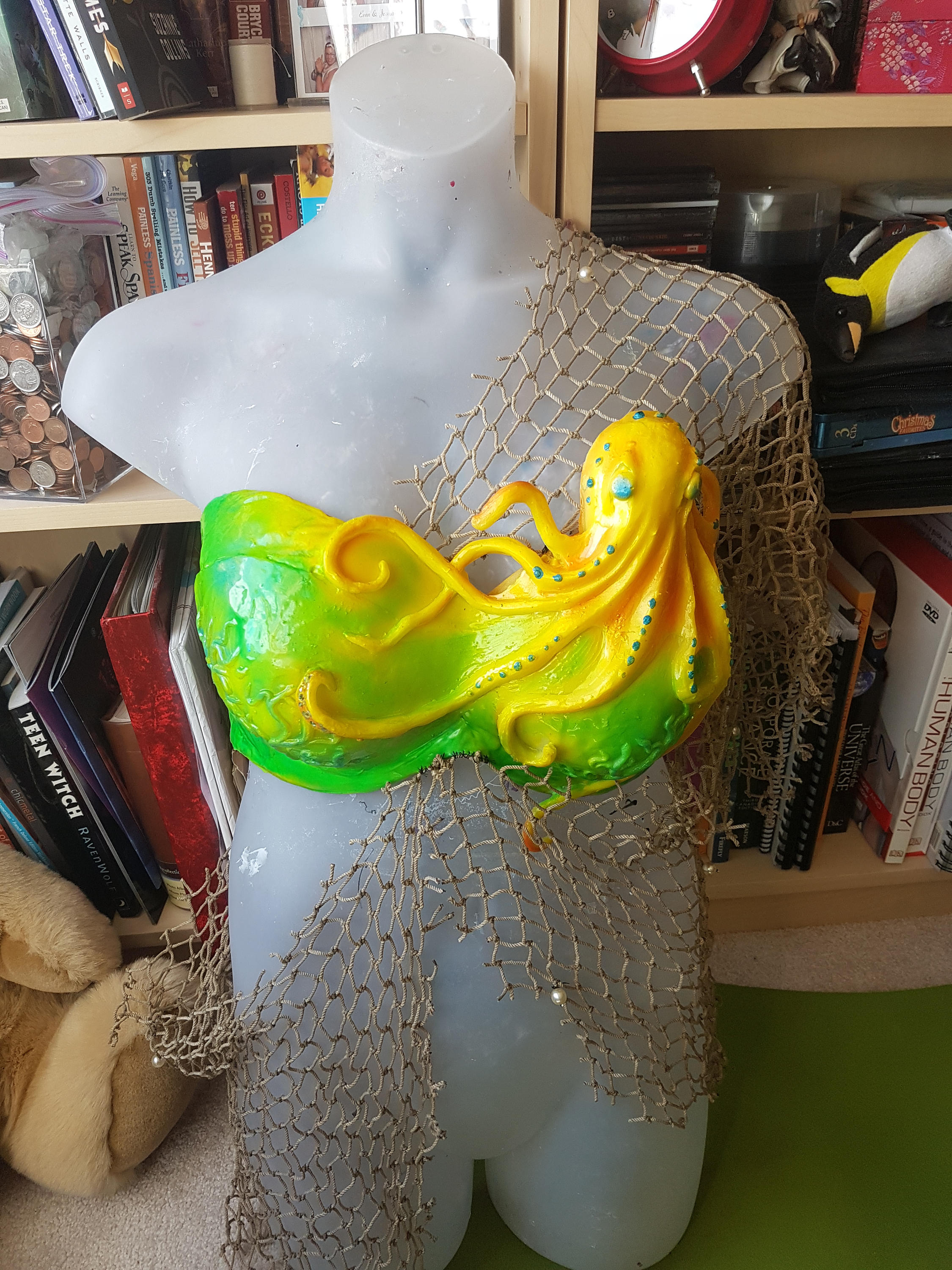 Silicone Octopus mermaid bra