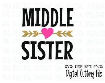 Download Middle sister svg | Etsy