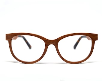Walnut Wood Cat Eye Glasses Wooden Glasses Wood Eyeglasses Unique Glasses Reading Glasses Holzbrille Natural Glasses Hypoallergenic